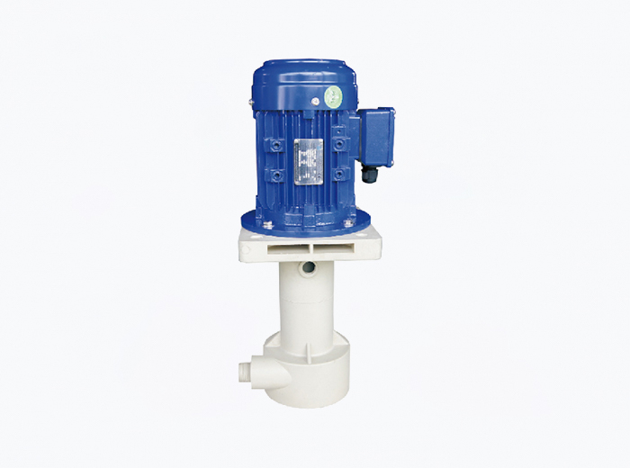 Free-running vertical acid and alkali resistant pump