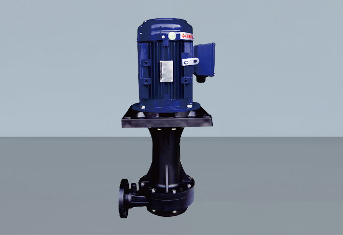 Free-running vertical acid and alkali resistant pump